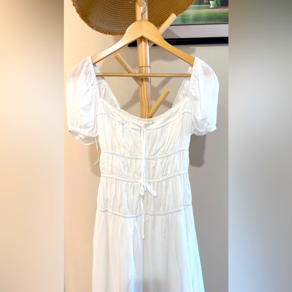Reformation Rhett Dress in White, brand new without tags, never worn, no flaws. - Picture 10 of 16